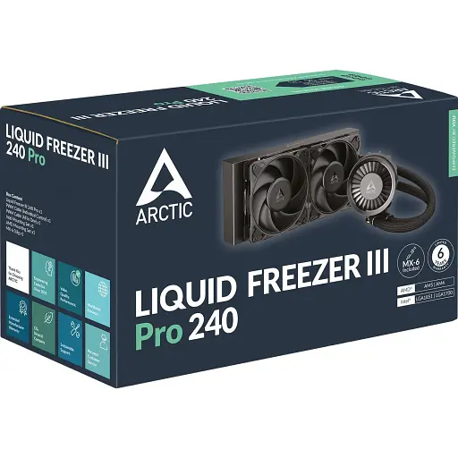Система водяного охолодження Arctic Liquid Freezer III Pro 240 (ACFRE00178A) [143367] - фото 6