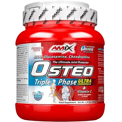 Глюкозамін, хондроїтин, МСМ Amix Osteo Triple-Phase Concentrate апельсин 700 г