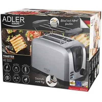 Тостер з підставкою для булочок Adler AD 3222 - фото 6
