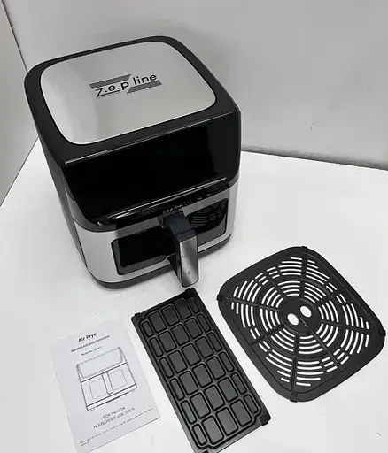 Професійна фритюрниця Zepline ZP-211 з двома тенами та об'ємом 14 л для дому та бізнесу Чорна - фото 5