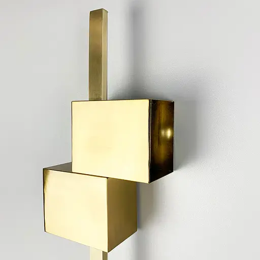 Настенный латунный светильник Сomfort в 3-х размерах Line F длина 100 см Арт. WM23 AB - фото 5