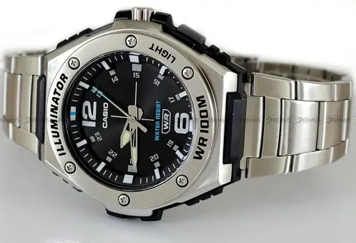 Чоловічі сталеві наручний годинник Casio оригінал Японія Collection MWA-100HD-1AVEF зі сталевим браслетом - фото 2