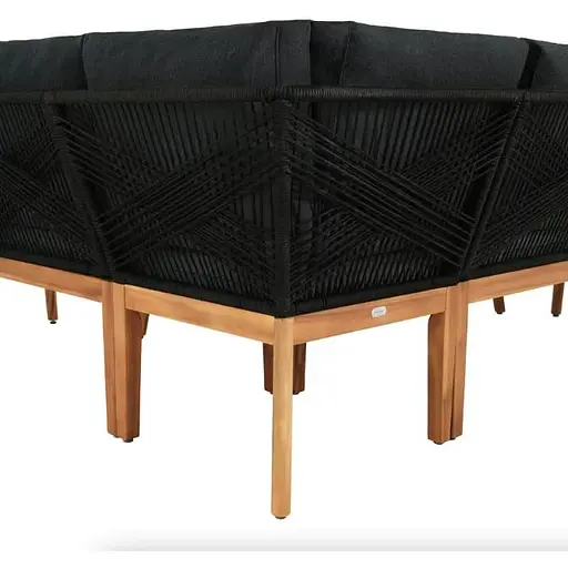 Комплект садовой мебели Di Volio Albenga черный - фото 8