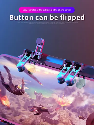 Джойстик для телефону з охолодженням Memo DL88 ігровий контролер тригер Black (18537) - фото 11