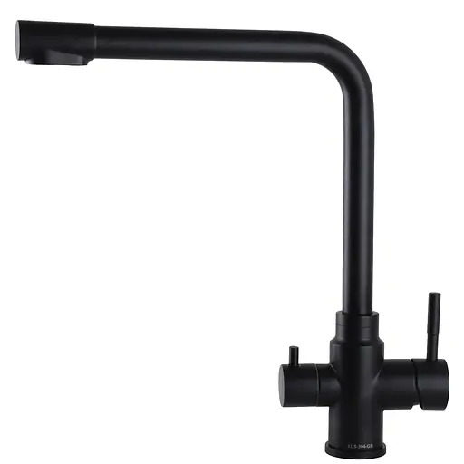 Змішувач для кухні під осмос Globus Lux Alpen SUS-0888-BB Чорний матовий - фото 3