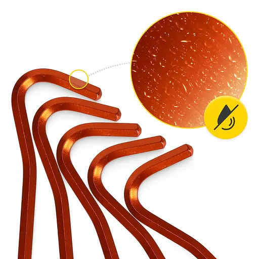 Набір кілочків для намету Mountain Goat алюмінієві 18 см, Hex 10 шт (P-5905973406871) - фото 3