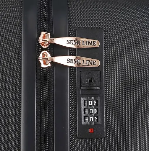 Чемодан Semi Line 24" (M) Black (T5787-2) (DAS302969) - фото 5