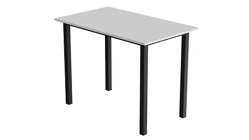 Стіл універсальний Knap Ferrum-decor 750x1000x700 Чорний метал ДСП Білий 16 мм (FRD-106362) - фото 4