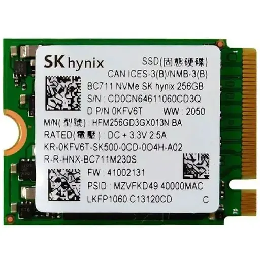 Накопичувач SSD Sk Hynix M.2 2230 256GB (HFM256GD3GX013N) Б/В - фото 1