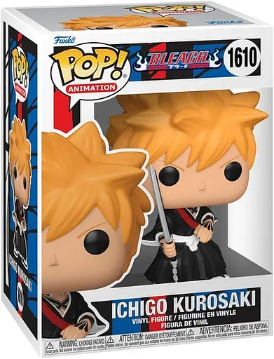 Коллекционная фигурка Funko Pop Блич Ичиго Куросаки Bleach Ichigo Kurosaki 10 см FP B IK 1610 - фото 3