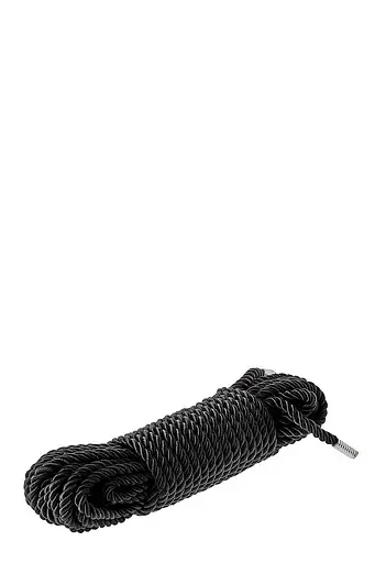 Мотузка Dreamtoys Blaze Deluxe Bondage Rope 10 м чорний - фото 5