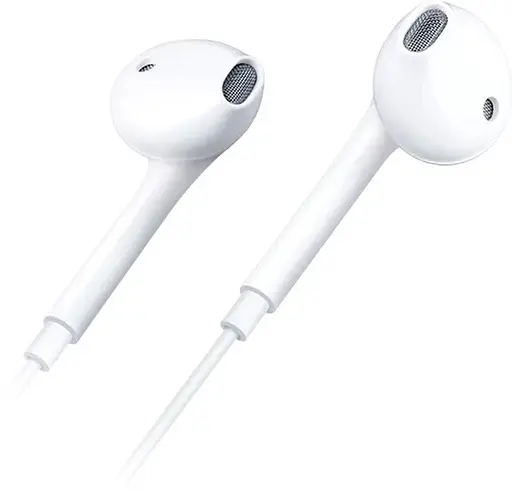 Наушники Vivo проводные со штекером USB-C XE160 разъем Type-C белые - фото 2