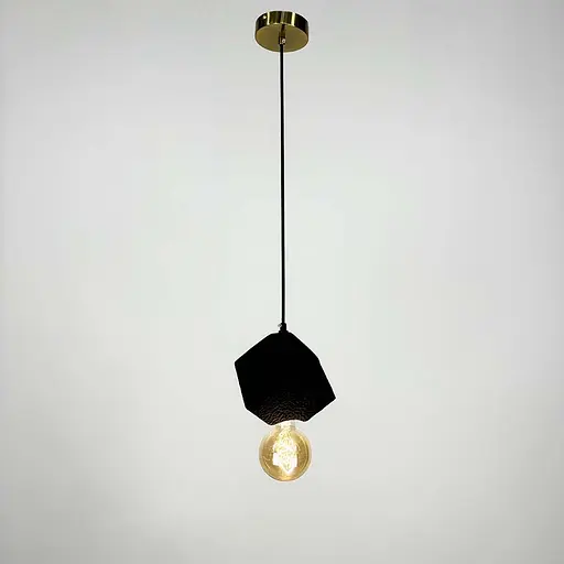 Підвіс Truzzo Quadro із чорним бетонним плафоном Line.F MJ 168/1 BK - фото 11