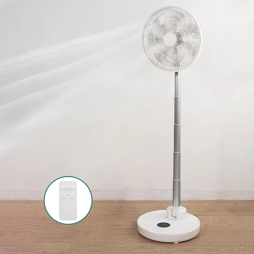 Вентилятор GXQC D1201 настольный/напольный беспроводной белый - фото 2