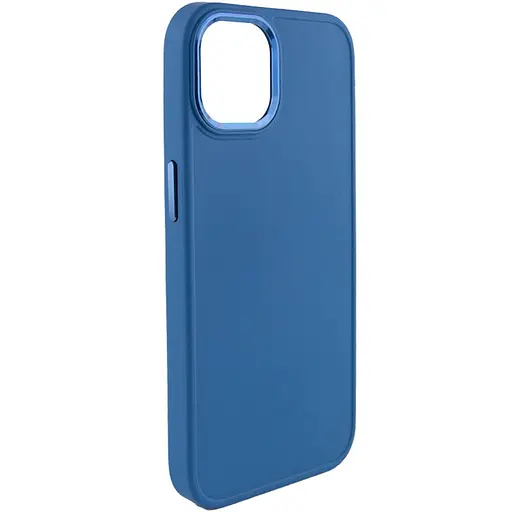 Чохол Epik TPU Bonbon Metal Style для Apple iPhone 14 Plus 6.7 Синій/Denim Blue
