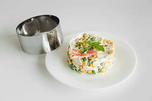 Набір металевих форм викладки/вирубки салатів та гарніру (коло, квадрат, трикутник), Master Class Металлик 83251 - фото 8