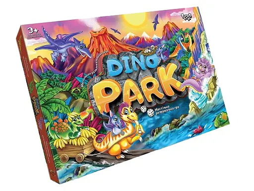 Настольная развлекательная игра "Dino Park" DTG95 Danko Toys, в коробке (4823102806952) - фото 1