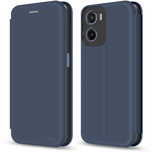 Чохол-книжка Make Motorola G05/E15 Flip Denim Blue