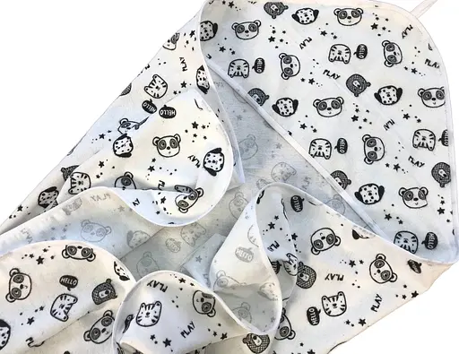 Байковое полотенце Moontime "Мишки" - фото 1