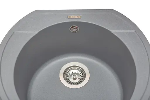 Кухонная мойка гранитная Miraggio Tuluza gray 520x483x204 00210206, Серый - фото 3