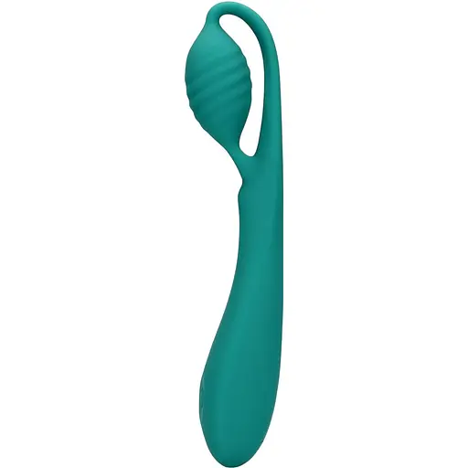 Вібратор Loveline G-Spot With Bead 21.6 см зелений