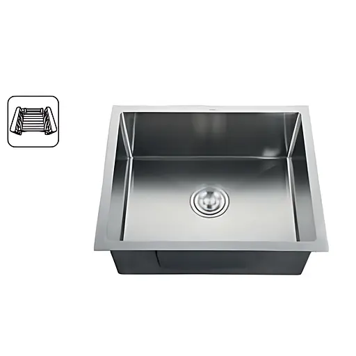 Кухонная мойка Zerix ZH4843S-215 ZM5554, Нержавеющая сталь - фото 2