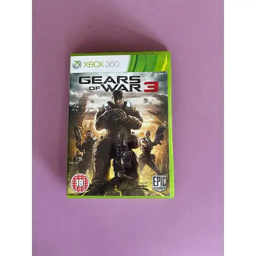 Диск с игрой на Xbox 360 лицензия Gears of War 3, игра на Xbox 360 Gears of War 3