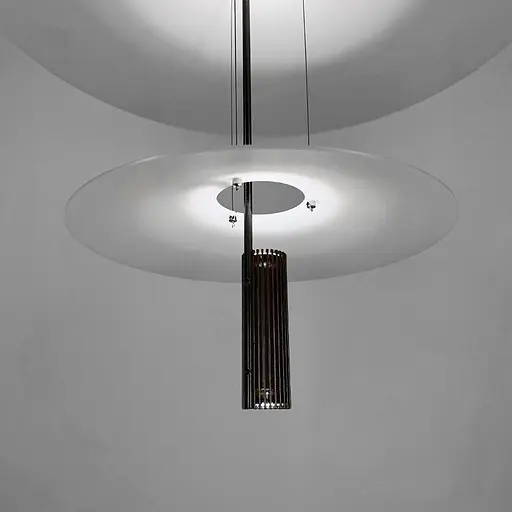 Дизайнерский 3-х ярусный светильник КРЫЛЬЯ СВЕТА с черным основанием | Ст. MJ 14-360+680+360 BK Line F - фото 4