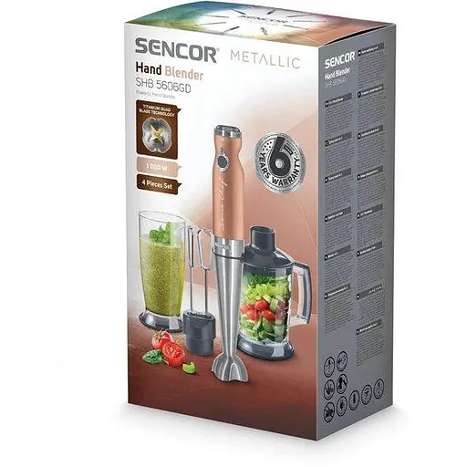 Занурювальний блендер Sencor SHB 5606GD - фото 4