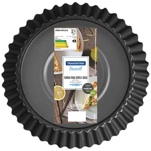 Форма для випікання Tramontina Brasil кругла 26 см графіт (20056/026) - фото 4