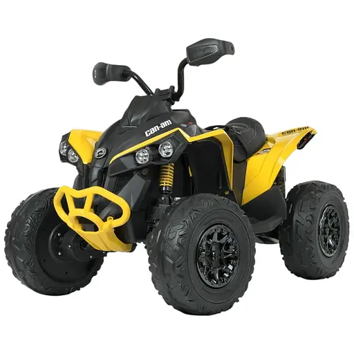 Электромобиль детский Bambi Квадроцикл M 5001EBLR-6 с пультом управления звуком и светом Желтый