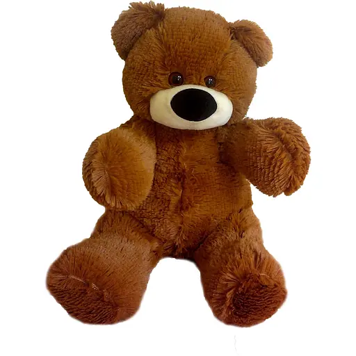 Плюшевий ведмедик Alina Бублик 55 см коричневий