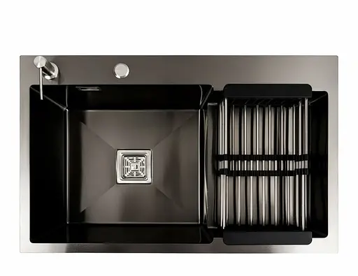 Кухонна мийка Platinum HANDMADE 78*50С L (SP000041297) - фото 6