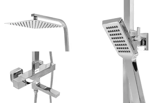 Душова система Rea Cezar хром REA-P8965, Хром - фото 2