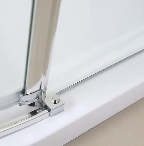 Душевая кабина прямоугольная Volle Benita 120x80 распашная, прозрачное стекло 8 мм с поддоном PUF, хром 1017.134601R5, Правая, прозрачная, хром - фото 4