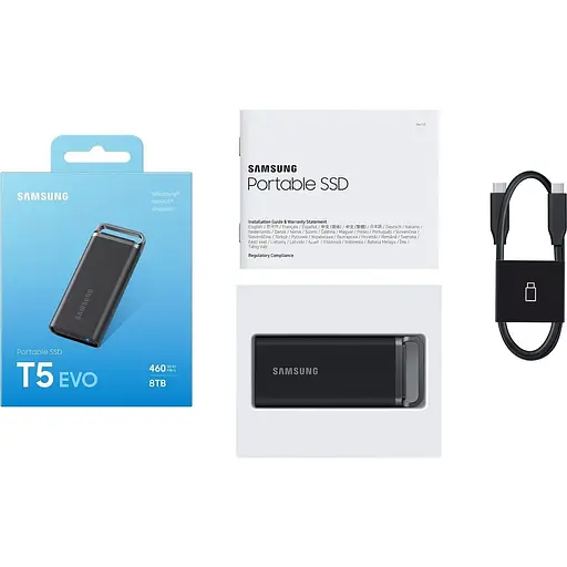 Наружный SSD накопитель Samsung T5 EVO 8TB (MU-PH8T0S/EU) [97932] - фото 8