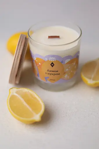 Свічка Лимон з цукром 130 мл - фото 5