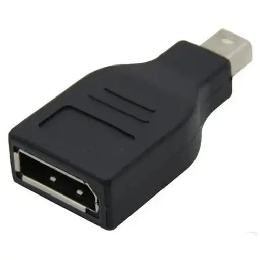 Переходник mini DisplayPort M --> DisplayPort F, черный