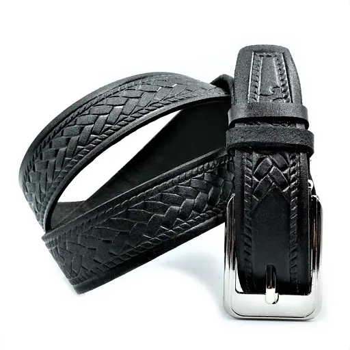 Ремінь шкіряний Weatro дитячий 80-100х3 см acs0012966 - фото 3