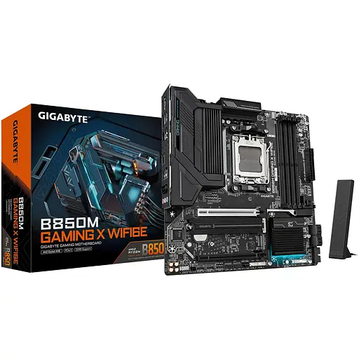 Материнская плата Gigabyte B850 Gaming X WF6E sAM5 B850 4xDDR5 M.2 Wi-Fi BT HDMI DP mATX - фото 4