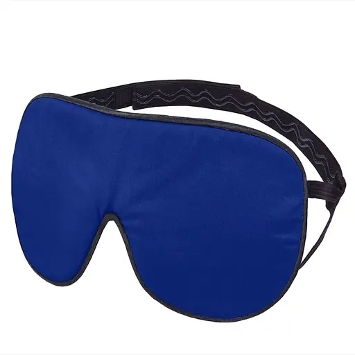 Маска для сну Чумацький Шлях з мерсеризованої бавовни з нековзкою резинкою в Подарунковій упаковці Синій (1142-02)