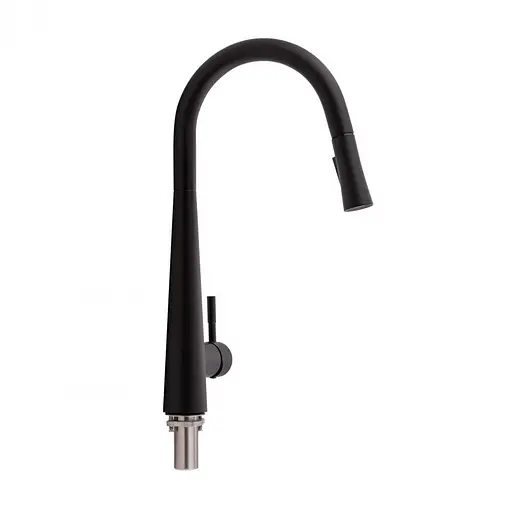 Змішувач для кухні Qtap Evicka 9135103UB з висувним виливом - фото 1