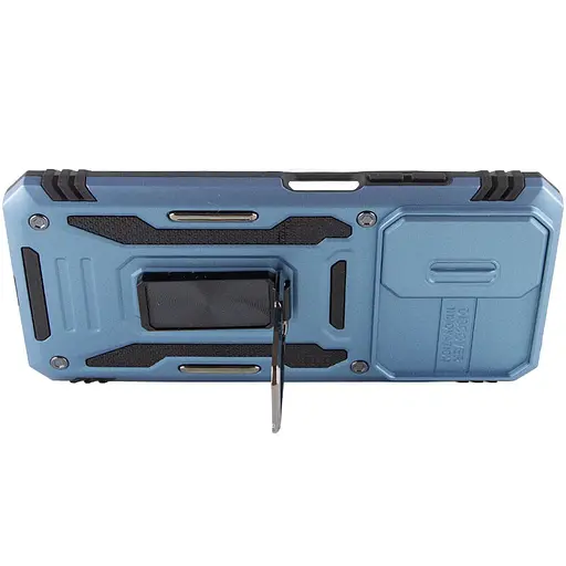 Ударопрочный чехол Camshield Army Ring для Xiaomi Redmi Note 11 (Global) / Note 11S / Note 12S Голубой / Light Blue - фото 5