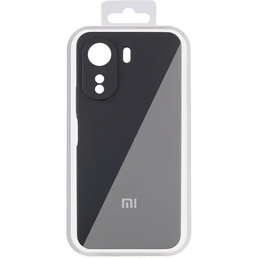 Чехол Lakshmi Silicone Cover Full Camera AA с логотипом для Xiaomi Redmi 13Coco C65 Черный/Black - фото 2