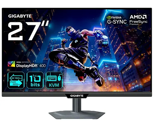 Монитор 27" Gigabyte M27UP Gaming Monitor UHD IPS 160Hz (M27UP EK) - фото 1