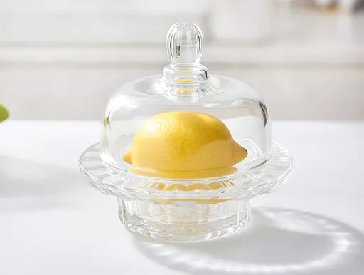 Лимонниця скляна Ristal з кришкою прозора BMTG336 - фото 6