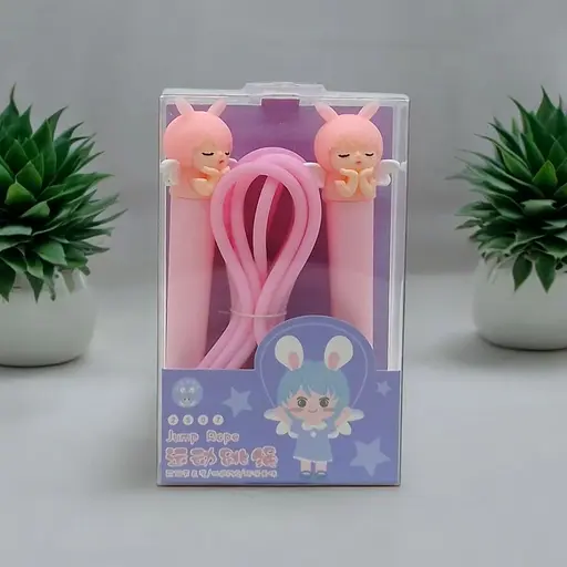 Скакалка силиконовая "Ангелочек" 2507ЛК (6952631925075) - фото 2