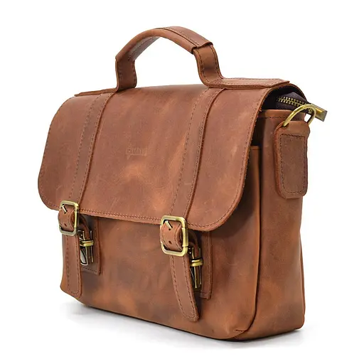 Чоловіча шкіряна сумка TARWA 32х25х7 см sum0025460 - фото 14