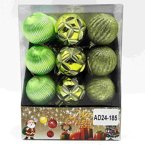 Набір ялинкових прикрас, C67468, 24 шт.
