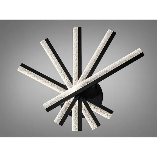 Стельова LED люстра Diasha чорна 70 W - фото 1